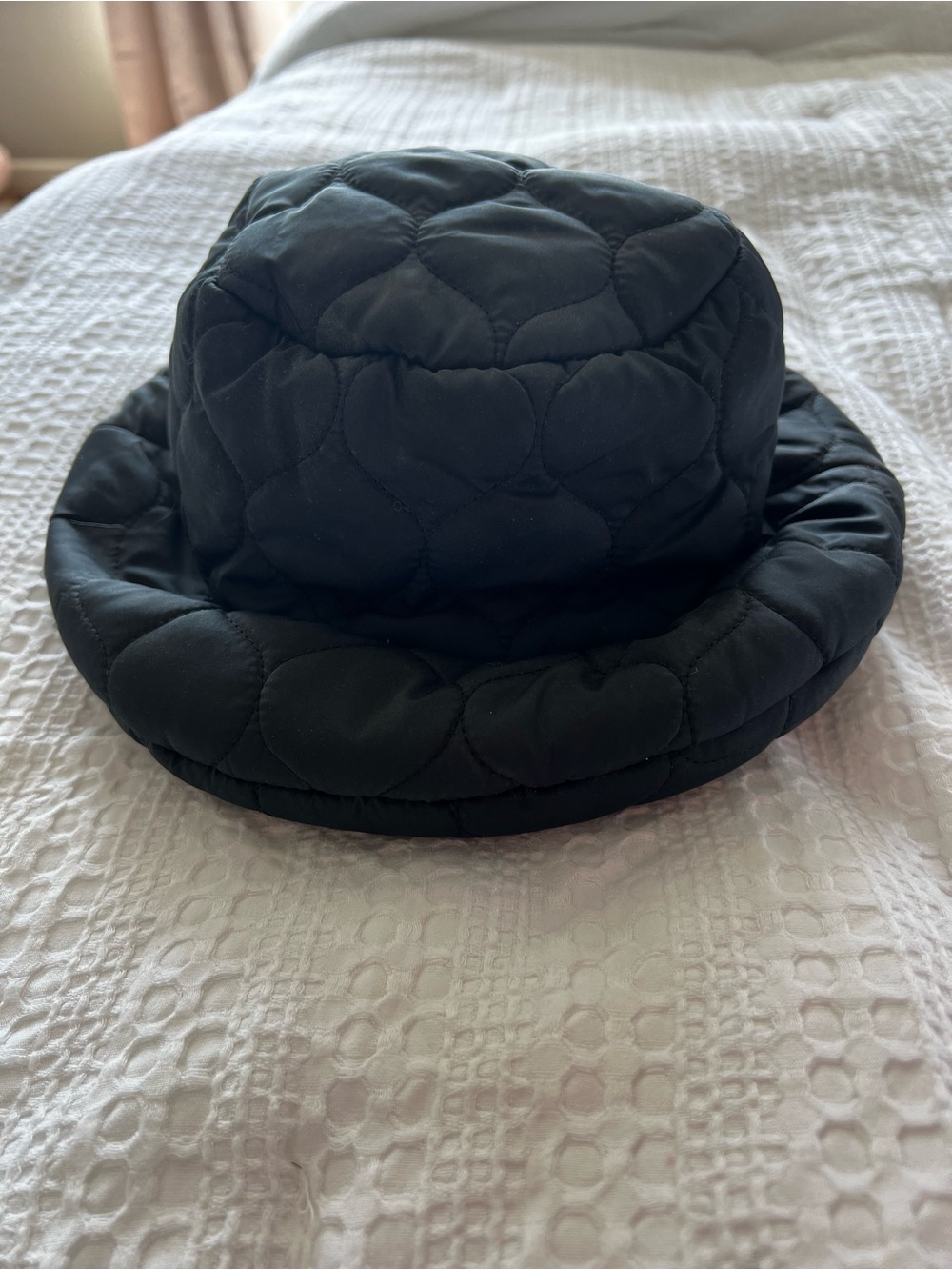 Missguided Black Quilted Bucket Hat